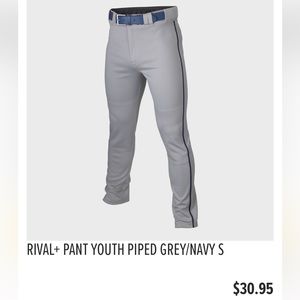 Easton rival baseball pants